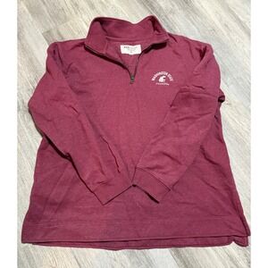 REDshirt Washington‎ State Cougars Quarter Zip Pullover Sweatshirt XL Burgundy